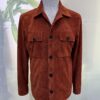 695e59fe59f447123fa569b1.jpg Tan Brown Suede Field Jacket | Men's Leather Shacket | Classic Button-Up Outerwear