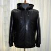 Men's Genuine Python Leather Luxury Snake Skin Exotic Hoodie Jacket