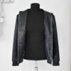 Men's Genuine Python Leather Luxury Snake Skin Exotic Hoodie Jacket