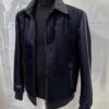 Genuine Python & Pony Hair Bomber Jacket - Handmade Luxury