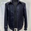 Genuine Python & Pony Hair Bomber Jacket - Handmade Luxury