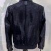 Genuine Python & Pony Hair Bomber Jacket - Handmade Luxury