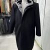 695e5a9259f447123fa581b1.jpg Luxury Cashmere Coat with Rex Rabbit Fur Trim | Long Black Winter Hooded Overcoat