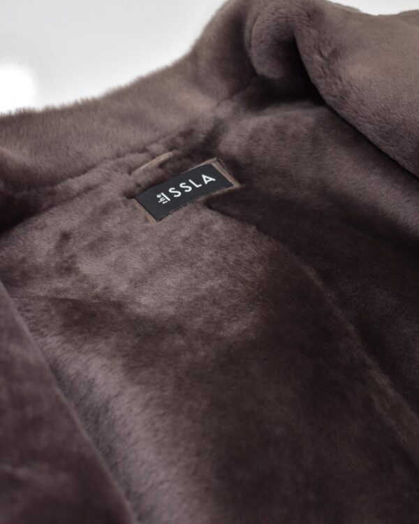 Men’s Wool Cardigan with Merino Fur Lining – Luxury Winter Zip Jacket in Cream White