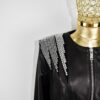 695e608059f447123fa65faf.jpg Rhinestone Black Leather Jacket • Women’s Crystal Studded Biker Coat