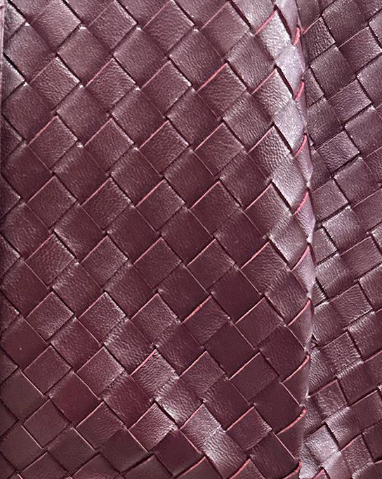 695e60b159f447123fa66d07.jpg Intrecciato Woven Leather Shirt: Women's Handmade Lambskin Oversized Jacket