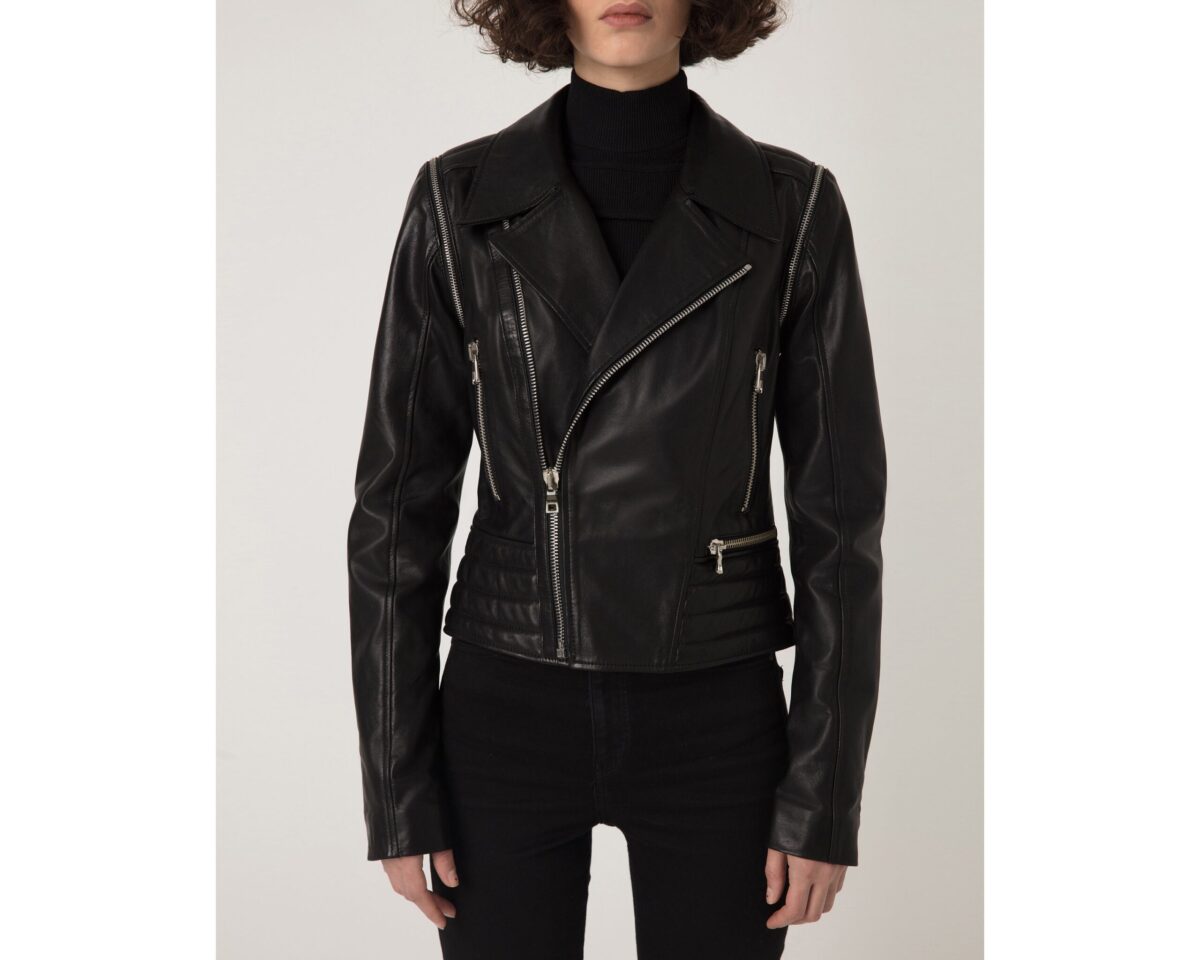 695e60b459f447123fa66e00.jpg Women's Genuine Leather Black Removable Sleeves Motorcycle Biker Jacket Vest