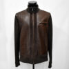 Genuine Python Leather Luxury Suede Trim Wool Cardigan