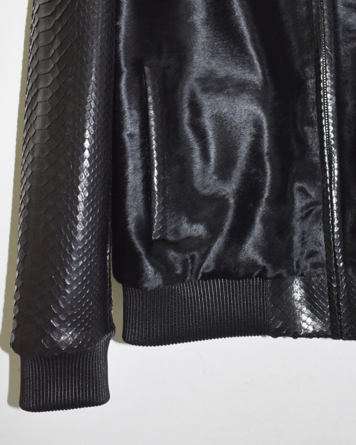 DSC_0790 Pony Hair and Python Bomber Jacket