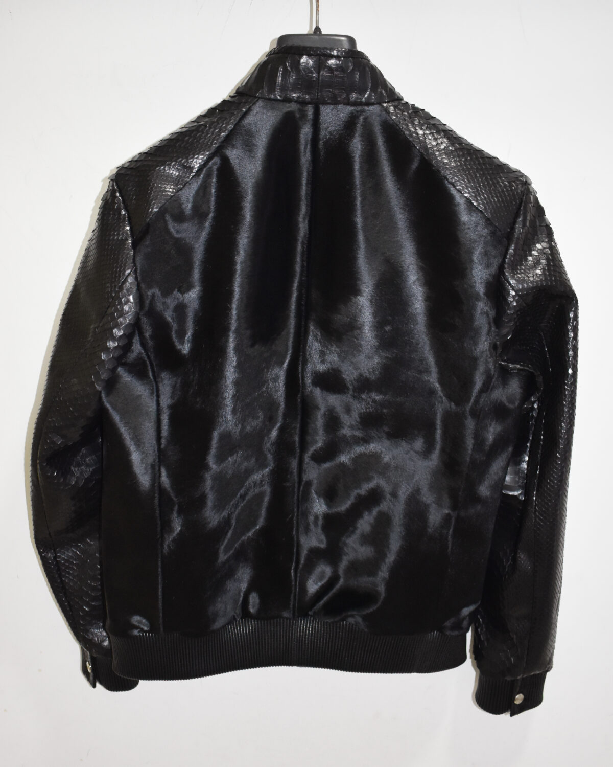 DSC_0792 Pony Hair and Python Bomber Jacket
