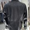 Men's Black Python Leather Exotic Snake Skin Luxury Bespoke Jacket
