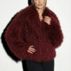 Brown Mongolian Lamb Fur Jacket – Curly Sheepskin