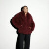 Brown Mongolian Lamb Fur Jacket – Curly Sheepskin