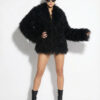 Black Mongolian Lamb Fur Jacket – Curly Sheepskin