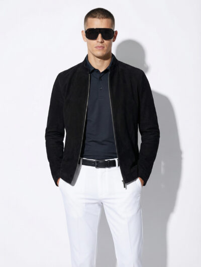 Metis Suede Stand Collar Jacket