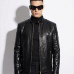 Python Skin Moto Jacket