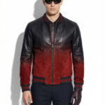 Degradé Leather and Metis Suede Jacket