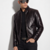 Red and Black Python Jacket