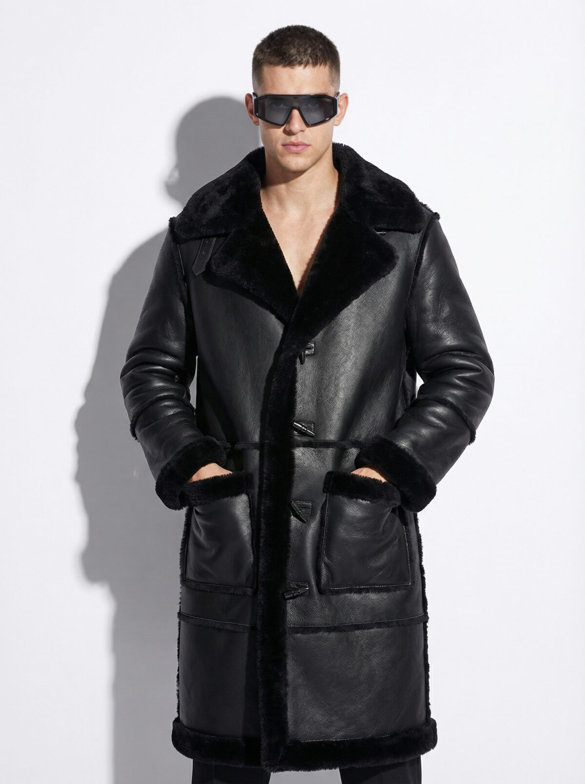 Shearling Long Coat