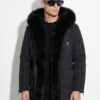 Technical Fox Fur Trim Parka