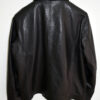 Black Nappa Jacket with Intrecciato Woven Details