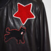 Cat Graphic Patch Nappa Leather Bomber