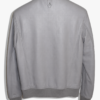 Light Gray Lambskin Bomber Jacket