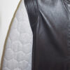 Hybrid Quilted Leather Bomber Jacket