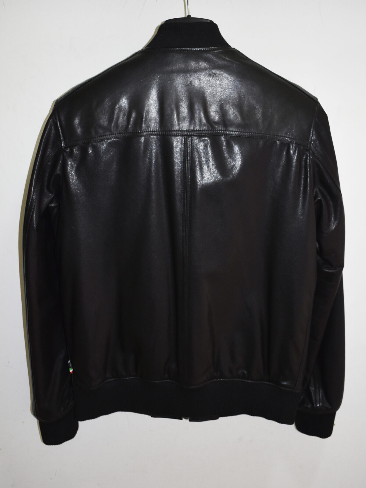 Star Studded Nappa Leather Bomber