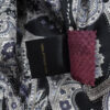 Bordeaux Python Biker Jacket