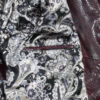 Bordeaux Python Biker Jacket