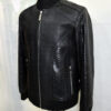 Crocodile Embossed Leather Bomber With Python Skin
