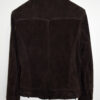 Bitter Brown Suede Cafe Racer Jacket