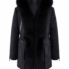 Technical Fox Fur Trim Parka