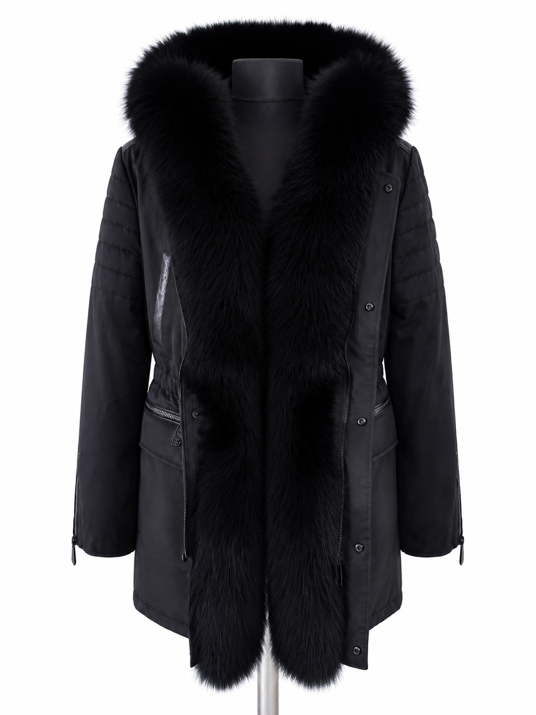 Technical Fox Fur Trim Parka