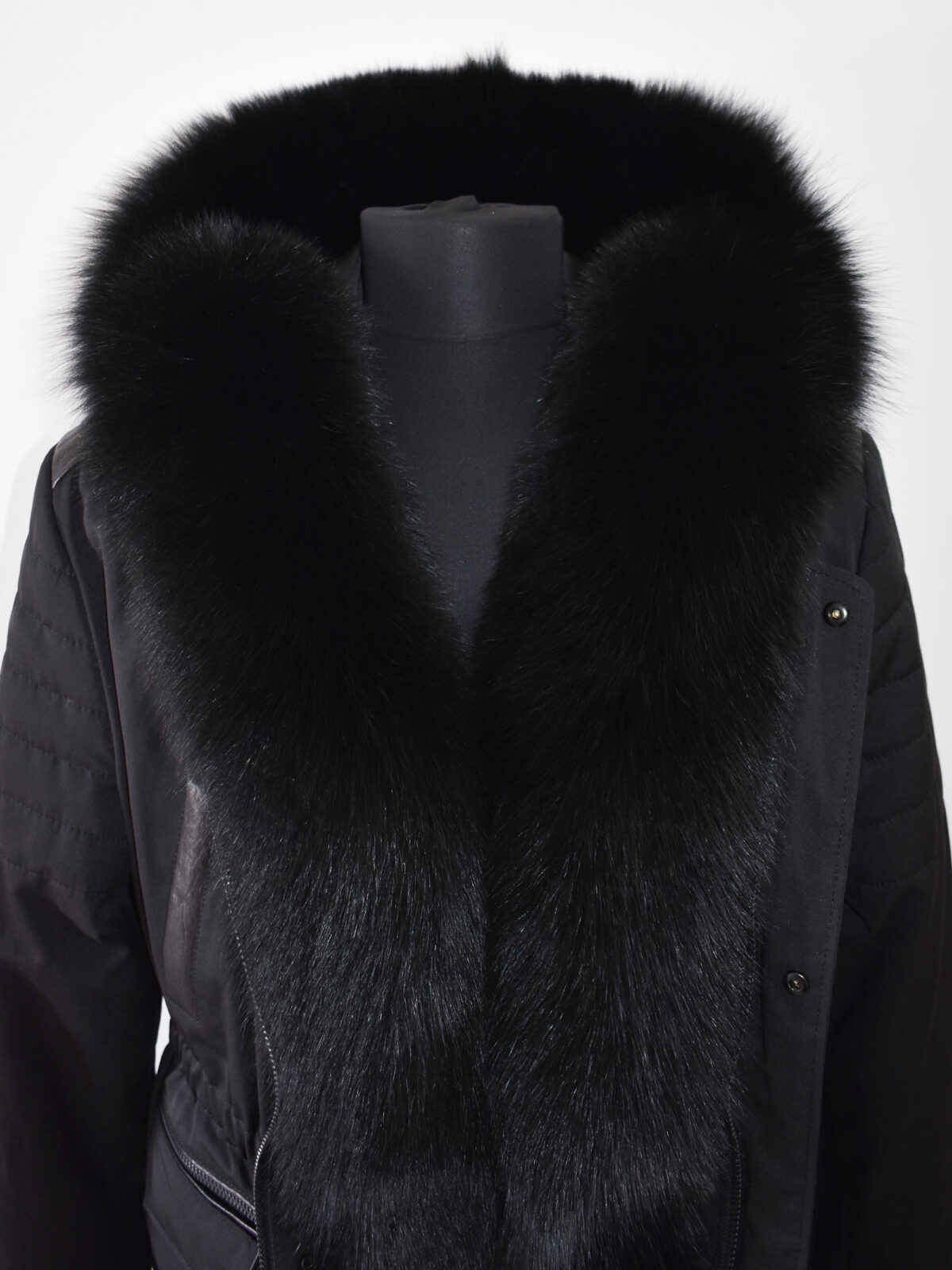 Technical Fox Fur Trim Parka