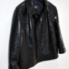 Oversized Python Leather Overshirt