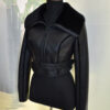 Cropped Shearling Fur Jacket