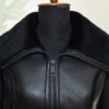 Cropped Shearling Fur Jacket