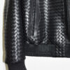 Fine Intrecciato Lambskin Bomber Jacket