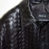 Intrecciato Hand-Woven Leather Overshirt