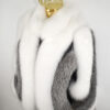 DSC_0291 Graphic Two-Tone Fox Fur Jacket