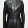 DSC_0625 Black Python Skin Zip Coat