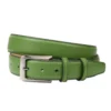 Kelly Green Leather Belt