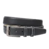 Slate Grey Leather Belt