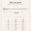 Slate Grey Leather Belt